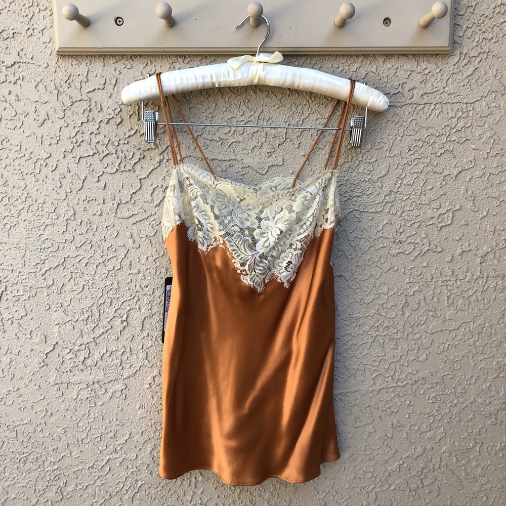 NWT Dolce& Gabanna Silk Slip Tank Top Size 44